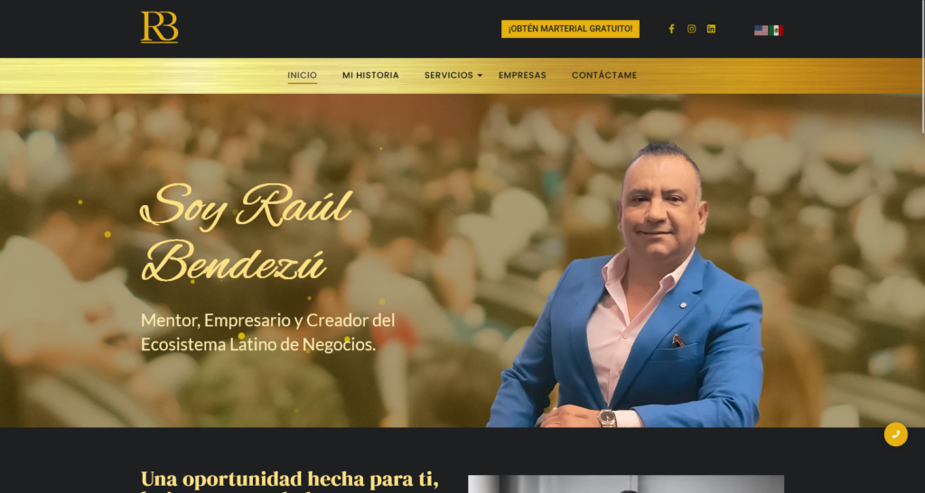 web raul bendezu marca personal